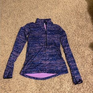Nike Women's Multicolor Quarter-Zip Sweatshirt